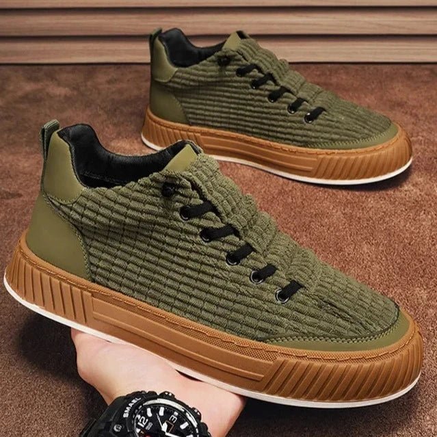 Tênis Casual Veludo Masculino - Estilo e Sofisticação para Todas as Ocasiões